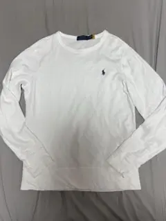 POLO RALPH LAUREN 長袖 ロンT サイズS ホワイト ポニー