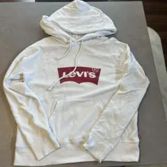 LEVI'S リーバイス バットウィング ロゴ プリント パーカー ホワイトのサムネイル