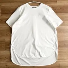 美品　theory luxe シャツテールプルオーバー　オフホワイト　白　38のサムネイル