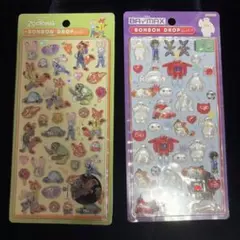 正規品　ボンボンドロップシール　ズートピア　ベイマックス　戦闘モード　２枚セット