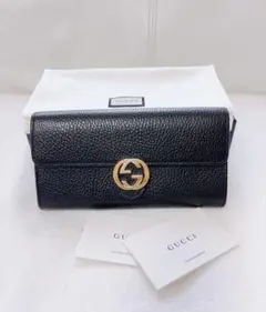 グッチ 長財布 レザー コンチネンタルウォレット 400586 正規品 新品