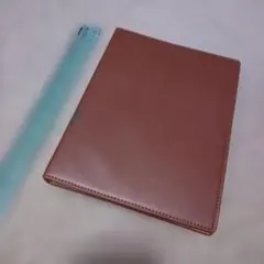 ブラウンレザー A5 システム手帳カバー