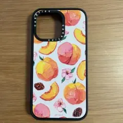 CASETiFY iPhone 케이스 복숭아 무늬 iPhone13pro