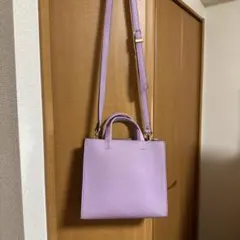 ショルダーバック　パープル