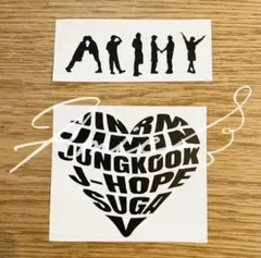 K-POP シルエットアート ステッカー