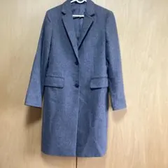 ユニクロ ウールカシミヤチェスターコート　グレー　Sのサムネイル
