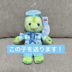 ぬいぐるみバッチ　ダッフィーフレンズ20周年　カラフルハピネス　オルメル