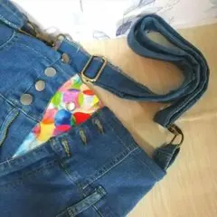 カ*ミ様 デニムリメイクショルダーバッグ