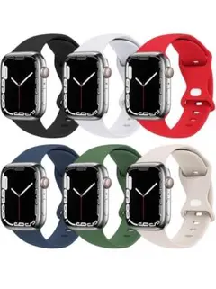 人気★AppleWatchバンド 6本セットアップルウォッチ38/40/41mm