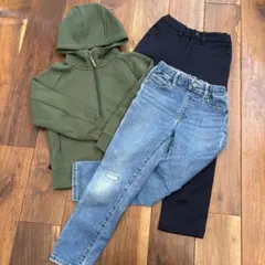 UNIQLO 120 boysパーカー&パンツ