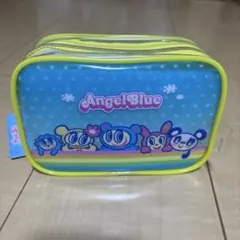 【新品】エンジェルブルー クリアBOXペンケース レインボー