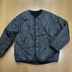 coca リバーシブル キルティング ボアジャケット ブラック