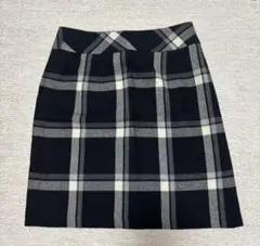 L.O.D タイトスカート 黒白チェック 61cm