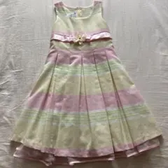 ドレス　セレモニーワンピース　発表会　ボーダー