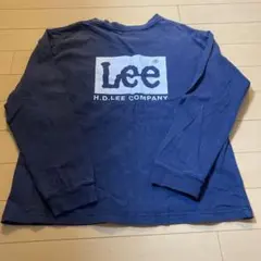 Lee ネイビー 長袖Tシャツ デニムポケット付き