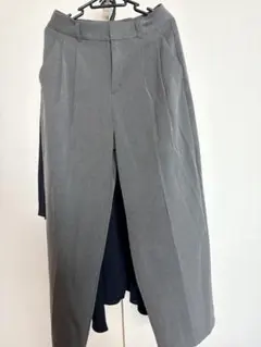 GU バレルレッグスラックス(丈標準70.0～74.0cm) カラーダークグレー