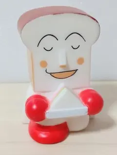 それいけ！アンパンマン　しょくぱんまん　フィギュア　ソフビ　指人形