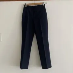 ユニクロネイビースマートアンクルパンツ2WAYストレッチスリムテーパードS