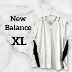 ★NewBalanceニューバランス【XL】トレーニング用 Vネックタンクトップのサムネイル