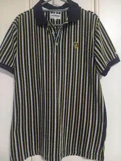 Jack Bunny!! ポロシャツ サイズ6 黒黄ストライプ