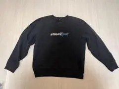 stüssySport ブラック トレーナー