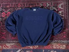 Disney vintage ミッキーマウス テリー スウェット ネイビー XL