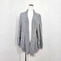 H&M L.O.G.G. オープンカーディガン（M/L）ドロップショルダー 羽織