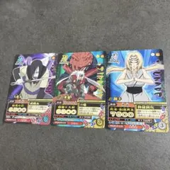 NARUTO データカードダス 3枚セット 大蛇丸 自来也 綱手