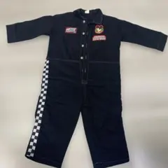 ミッキーマウス ブラックデニムオーバーオール 100cm