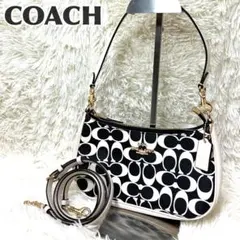 COACH ショルダーバッグ テリ シグネチャー 2way