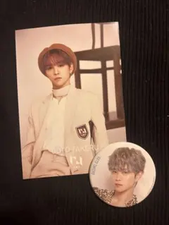 INI 後藤威尊缶バッジ ポストカード