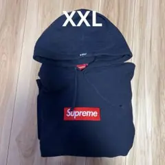 Supreme ネイビー フード付きパーカー