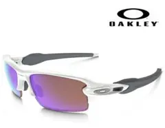 Oakley サングラス ホワイト/グレー/紫 収納袋付き