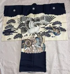 七五三男の子 着物 長襦袢セット 鷹　松