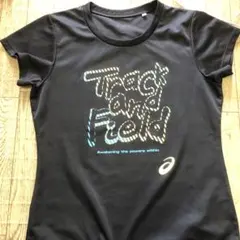 asics 陸上用シャツ M黒