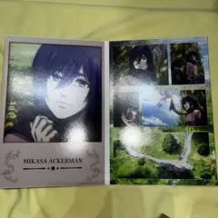 進撃の巨人 一番くじ Ｇ賞 メモリアルカード 結末 ミカサ