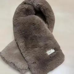 しまむら tal byyumi ブラウンファーネックウォーマー