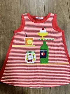 familiar フルーツモチーフ タンクトップ 100cm