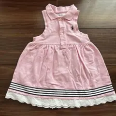 Ralph Lauren ピンク ノースリーブ　ワンピース