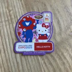ミャクミャク　サンリオコラボ　ハローキティ　ステッカー　シール★大阪　関西　万博