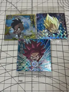 ドラゴンボール 超戦士シールウエハース超 超絶感謝の十周年　3点セット