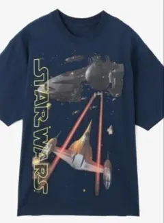 atmos スターウォーズ　Tシャツ XL ネイビーのサムネイル