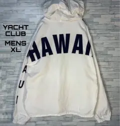 【USA古着】YACHTCLUBラッシュガードL水陸腕バックプリリゾートフェスのサムネイル
