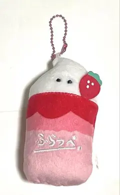 エール　つぶらな瞳のいちごフェア　ぬいぐるみキーホルダー　ふらっぺのサムネイル