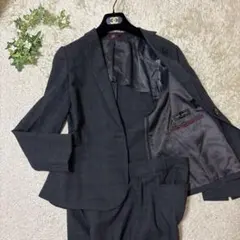 美品AOKI LES MUES パンツ　スーツ　セットアップ　洗える　ストレッチ