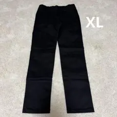 【未使用】GU ジーユー　ストレッチパンツ　レディース　ブラック　XLのサムネイル