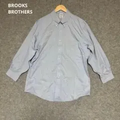 BROOKS BROTHERS 薄い青 ボタンダウン長袖シャツのサムネイル