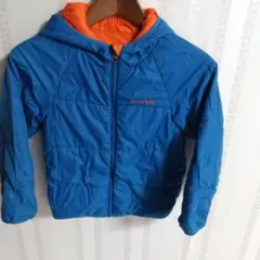 mont-bell (モンベル)ダウンジャケット 紺 オレンジ リバーシブル