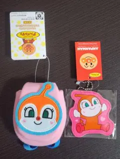 ① アンパンマン ミニリュック おなまえホルダー ドキンちゃん 2点セット