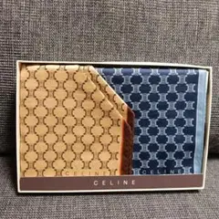 CELINE セリーヌ マカダム柄 ハンカチ2枚セット